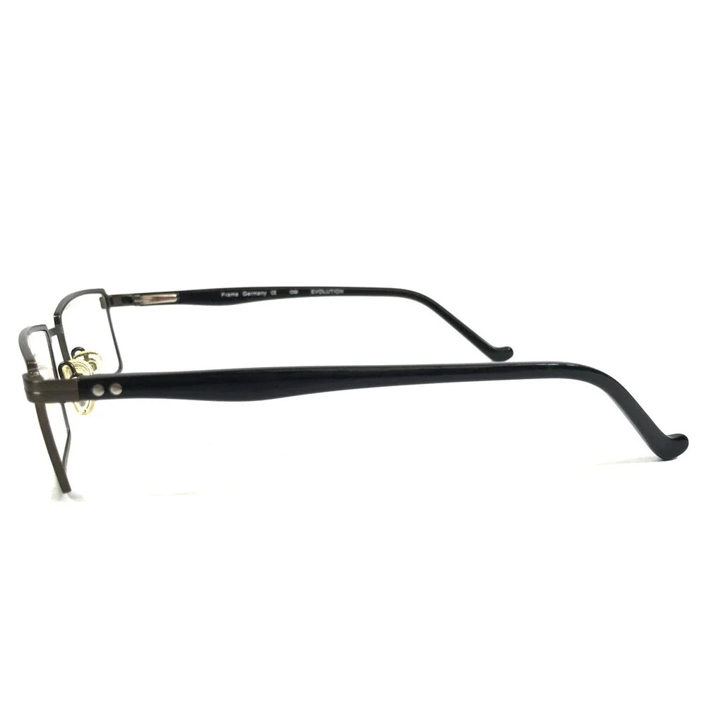 OGI Eyeglasses Frames EVOLUTION 9603/706 Black Gray Rectangle Full Rim 52-19-138